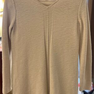 J Jill Long-Sleeve V-Neck Knit Tunic
